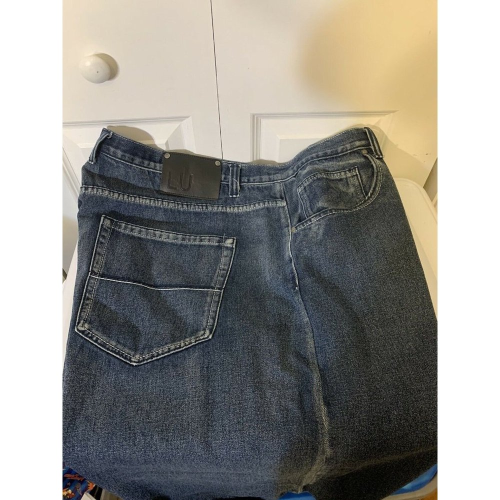 LINEA UOMO RELAXED STRAIGHT Men’s Sz 48 Denim‎ Blue Shorts